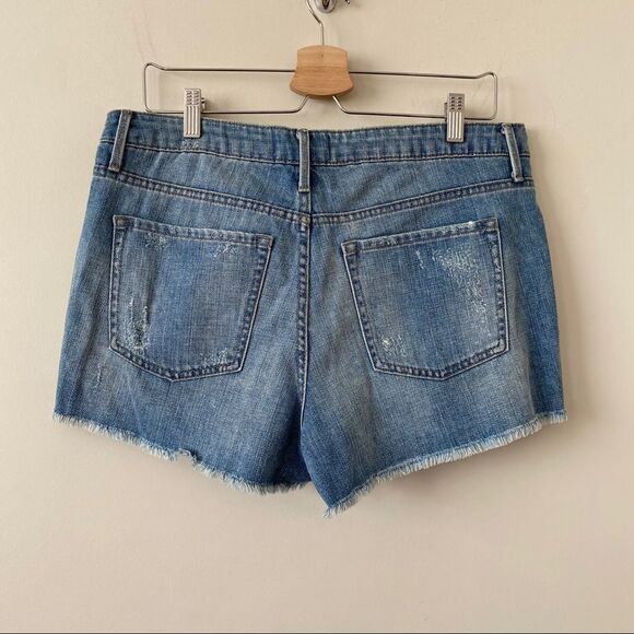 Rachel ROY-Distressed Embellished High Rise Shorts - Picture 2 of 8